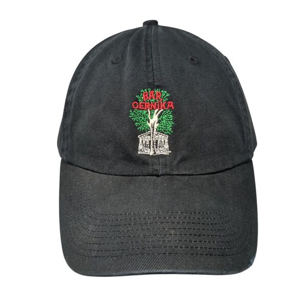 Bar Gernika Slideback Hat Black One Size Adjustable 6 Panel Fahrenheit - Picture 1 of 8